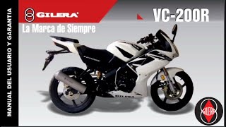 Manual del usuario Gilera VC 200 R [upl. by Onia]