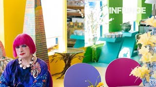 Dame Zandra Rhodes on her love of all things colourful  INFRINGE Magazine [upl. by Lubba]