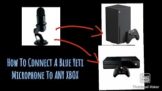 How To Connect A Blue Yeti Microphone To Xbox [upl. by Retsek]