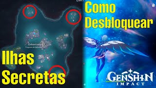 Como desbloquear as ilhas secretas de Enkanomiya  GENSHIN IMPACT [upl. by Algar587]