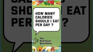 How Many Calories Should I Eat Per Day [upl. by Eitsirk847]