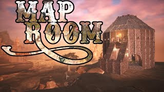 Conan Exiles Map Room Build Guide Blood and Sand DLC [upl. by Ahsinaj165]