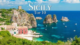 Top 10 Places To Visit in Sicily  Travel Guide [upl. by Awad]