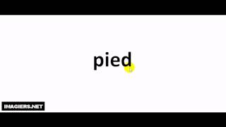 French pronunciation  pied [upl. by Nellak]