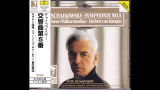 Tchaikovsky  Symphony No5 E minor Op64 Karajan Vienna Philharmonic [upl. by Margreta975]