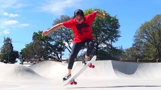 Learning to Skateboard D I DID MY FIRST OLLIE [upl. by Yesnikcm532]