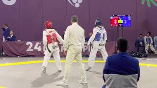 67 kg Taekwondo Deaflympics’2022 KoreaUkraine [upl. by Shifra974]