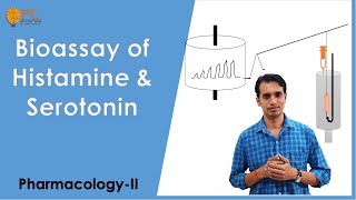 Bioassay of Histamine and Serotonin  Graded Bioassay Methods [upl. by Black49]