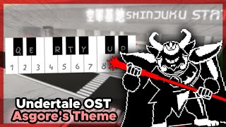 Undertale OST  quotASGOREquot  Simple Piano Cover Jujutsu Shenanigans [upl. by Rodoeht303]