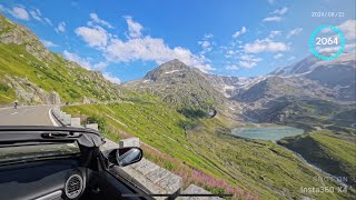 Sustenpass Switzerland driven with the Mercedes SLK 350 R171 Sportmotor [upl. by Ainos]