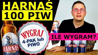 KUPIŁEM 100 PIW HARNAŚ W LOTERII  ILE PIW WYGRAŁEM [upl. by Matt]