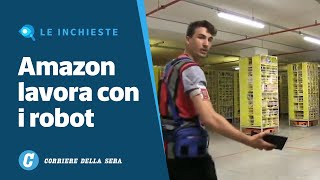 Amazon nel magazzino dove lavorano solo i robot [upl. by Anaillil]