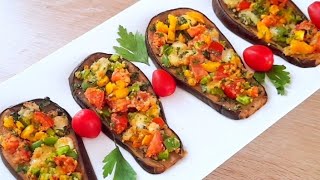 Aubergine 🍆au four  incroyablement délicieuxrecette aubergines végétarien saine et rapide [upl. by Tomlinson]