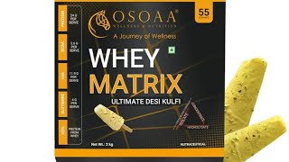 European Tri blend Whey matrix protein  wheyisolatehydrolysed  desi kulfi flavour [upl. by Brenn513]