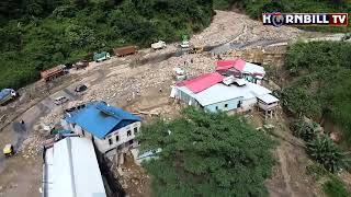 A BIRD’S EYE VIEW OF THE PHERIMA LANDSLIDE [upl. by Enyledam]