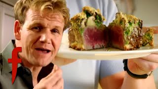 Gordon Ramsay Shows How To Cook A Beef Fillet  The F Word [upl. by Sualokcin]