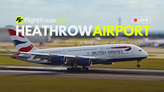 Heathrow Airport Live  Wednesday 25th September 2024 [upl. by Hoopen]