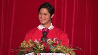 Angels formally introduce Shohei Ohtani [upl. by Hesketh]