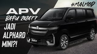 APV WAJAH BARU SERASA ALPHARD WADUH  SUZUKI APV 2024  Virtual Modification MALMOD suzukiapv [upl. by Amaerd]