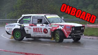 ON BOARD Paolo DianaDaniele Conti  Fiat 131 Racing  Rallye Festival Trasmiera 2019  CMSVideo [upl. by Jaf]