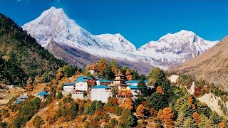 Hiking 100 Miles on the Manaslu Circuit Trek in Nepal [upl. by Ydahs]