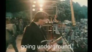 The Jam Going underground  lyrics Pinkpop 1980 [upl. by Ainnek843]