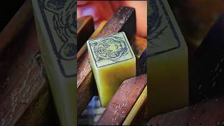 MANUAL SEAL CARVING hobbies seal sealcarving tiger diy [upl. by Najed500]