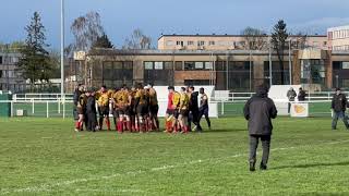 Fédérale 3 rugby  AulnaysousBois s’impose 24 à 18 face à Clichy [upl. by Ardnuat]