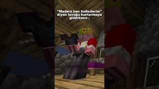 Bak hallettin şuan minecraft memes reels shortvideo [upl. by Cita309]