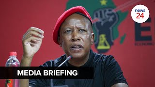 WATCH LIVE  EFF leader Julius Malema to address media on outcomes of inaugural council meetings [upl. by Haimorej375]