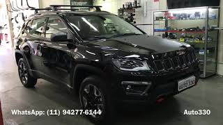 Jeep Compass 2018  Rack Thule WingBar  Rack Thule Jeep Compass  Auto330 Acessórios [upl. by Lanti236]