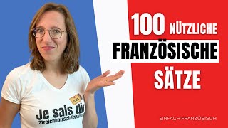 🇨🇵 100 nützliche französische Sätze für den Alltag – Perfekt für Anfänger [upl. by Davilman]