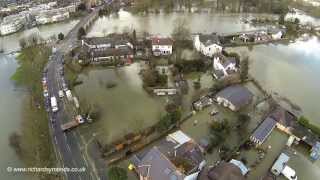 Chertsey flood 2014 [upl. by Fitz186]