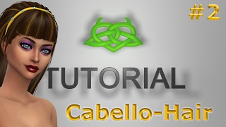 Sims 4 Modelado Cabello tutorial 2 [upl. by Bak779]