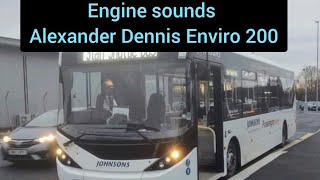 2022 Alexander Dennis Enviro 200 Single Decker Bus Engine Start Up and Sound Euro 6 [upl. by Dressel]