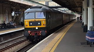 trains and tones at Exeter st Davids Tiverton Parkway Starcross including 47810 on the 24624 [upl. by Oiragelo]