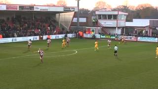 Cheltenham T v Newport County 231113 [upl. by Ssac]