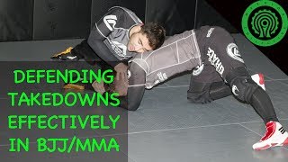 Wrestling Defending Takedowns Effectively in BJJ and MMA Tutorial [upl. by Ahter]