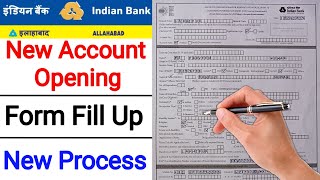 Indian Bank New Account Opening Form Fill Up 2022  Indian Bank account Opening Form Kaise Bhare [upl. by Tutankhamen]