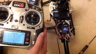 AR7200BX smartsafe  demo and ESC throttle calibration procedure Castle ICE etc [upl. by Ameehs]