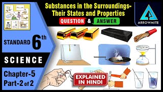 Substances in the SurroundingsTheir States and Properties  Std 6  Science  Chapter 5 Part 22 [upl. by Jeniece]