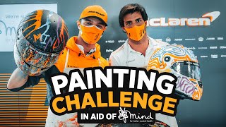 Carlos Sainz and Lando Norris paint for Mind [upl. by Bailar]