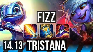 FIZZ vs TRISTANA MID  Quadra Rank 6 Fizz Legendary 1536  NA Challenger  1413 [upl. by Enihpled]