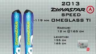 2013 Dynastar quotSpeed Omeglass Tiquot Slalom ｽﾗﾛｰﾑ Ski Test [upl. by Amory]