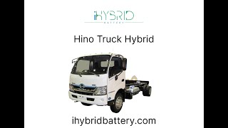 Hino Hybrid Truck Hybrid Battery Removal [upl. by Neilla809]