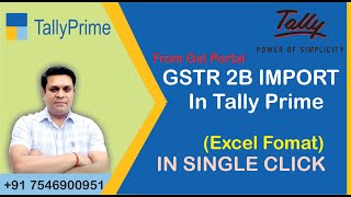 Get GSTR 2B Excel to Tally Prime in Just Minutes [upl. by Duff814]