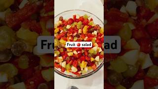 I made Fruit salad using my veggie chopper food cooking [upl. by Nanreit170]