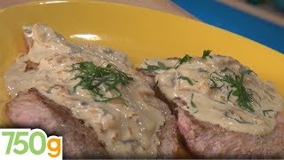 Recette des Escalopes de veau à la crème 750g [upl. by Enajharas820]