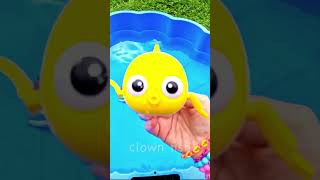 Learn Colors With Surprise Eggs Toys And Water Slides shorts kidsvideo hooplakidz [upl. by Sikata358]