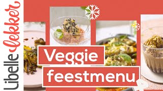 Veggie feestmenu polentakroketjes tomaatgranité gevulde zoete aardappel en café glacé 🎄 [upl. by Neyuq]